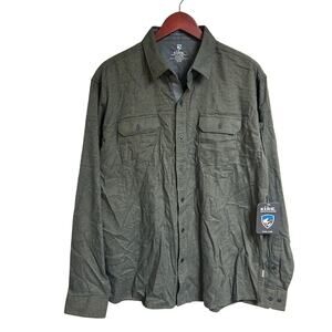 NEW Kuhl Descendr Serpentine Gorpcore Long Sleeve Outdoors Mens XL Flannel Shir